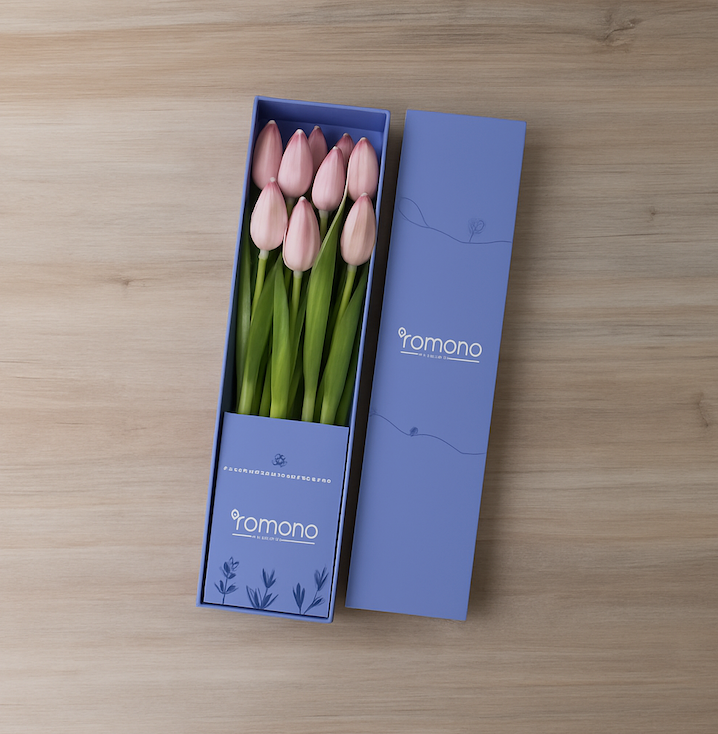 Caja de Tulipanes x 10 - Día de la madre