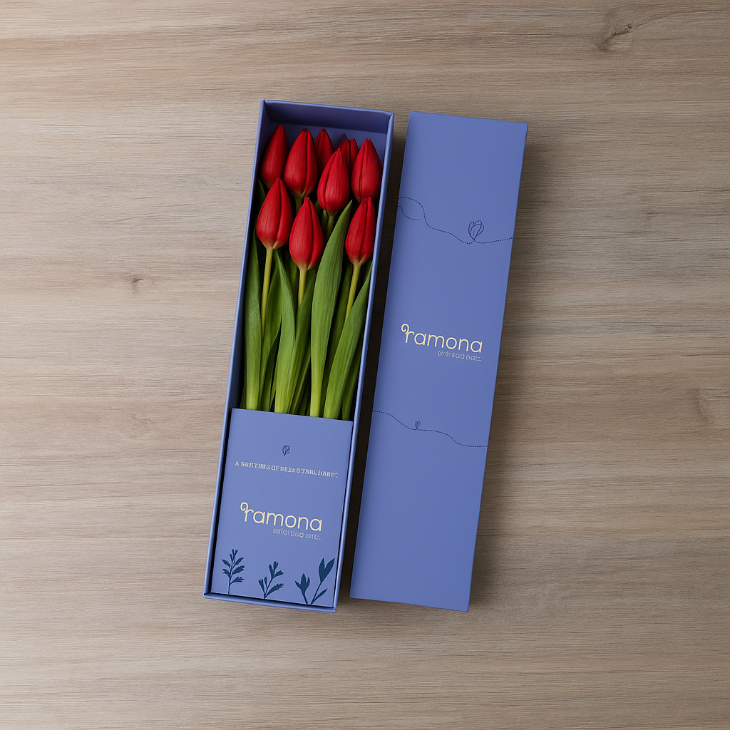 Caja de Tulipanes x 10 - Día de la madre