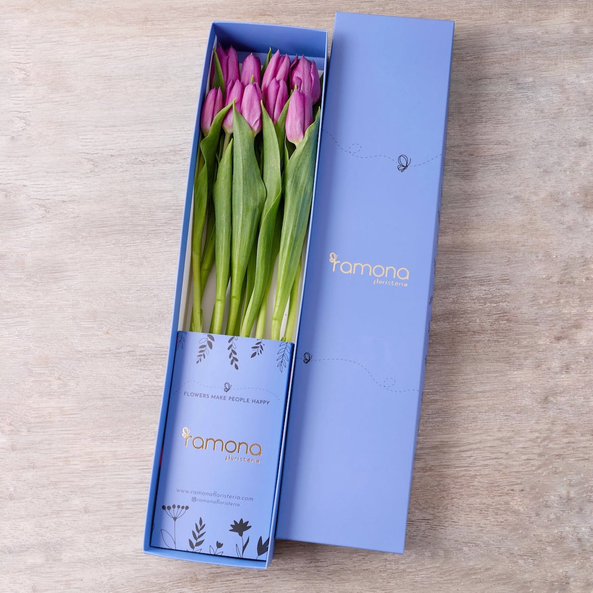 Caja de Tulipanes x 10 - Día de la madre