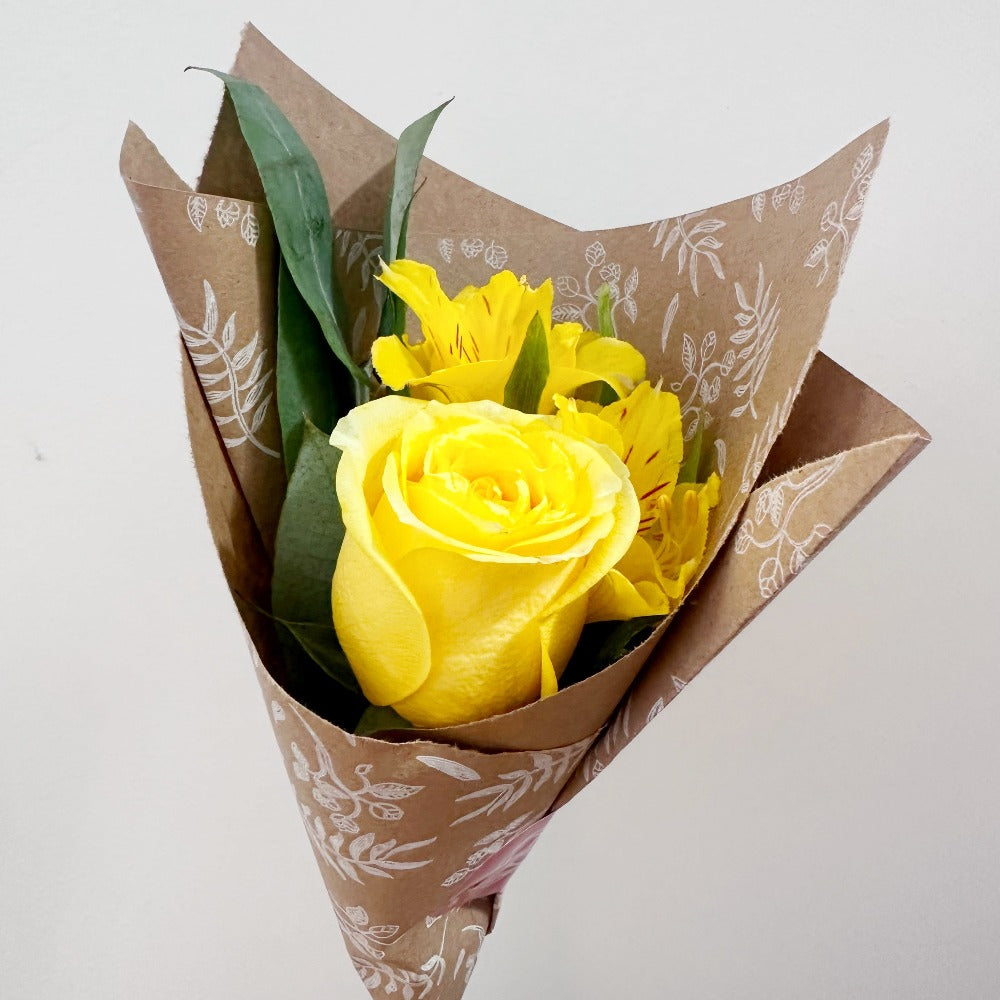Rosa amarilla - FA - Ramona Floristería 💐