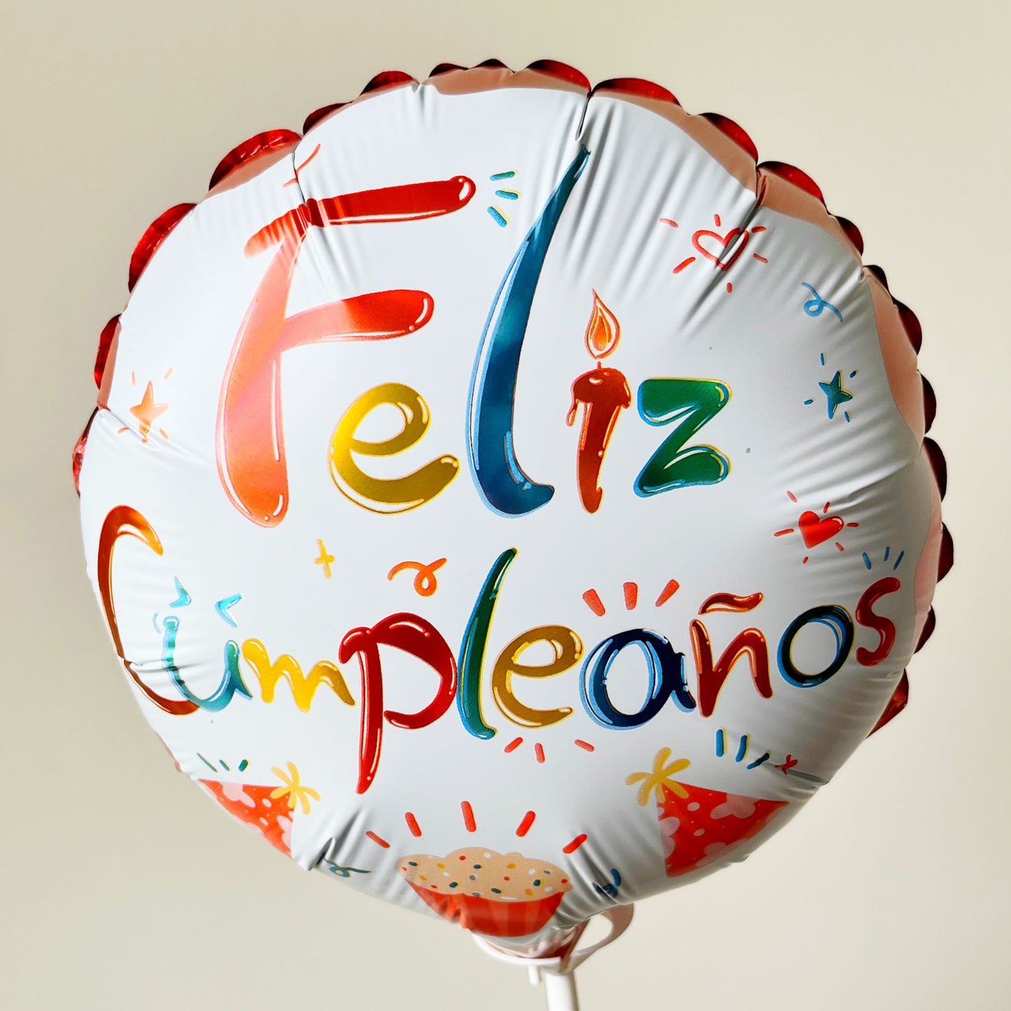 Globo cumpleaños 24cm - Ramona Floristería 💐