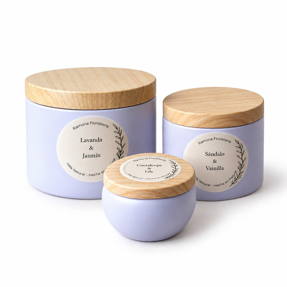 Velas Aromáticas de Soya