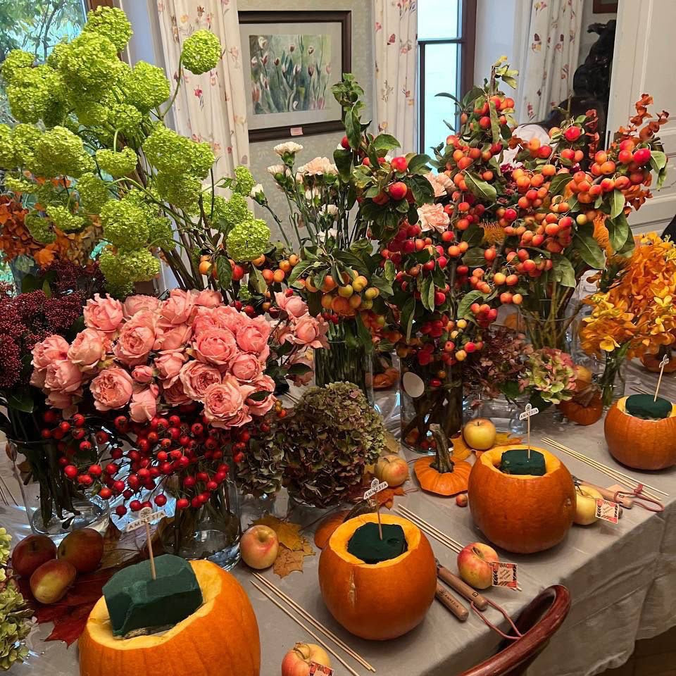 Taller de Calabazas Floreadas